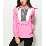 ZINE Zine Jensie Neon Pink Pullover Windbreaker Jacket