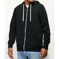 ZINE Zine Hooligan Black Solid Zip Up Hoodie