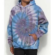 ZINE Zine Castle Blue & Purple Tie Dye Pullover Hoodie