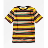 ZINE Zine Boys Yellow & Brown Stripe T-Shirt