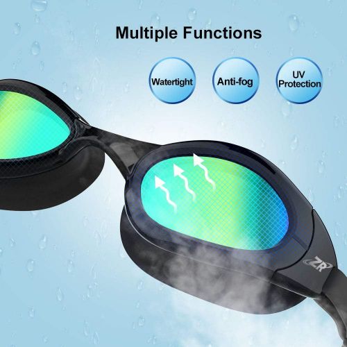  [아마존 핫딜] [아마존핫딜]Zionor Swimming Goggles, G1 Polarized Swim Goggles UV Protection Watertight Anti-Fog Adjustable Strap Comfort fit for Unisex Adult Men and Women