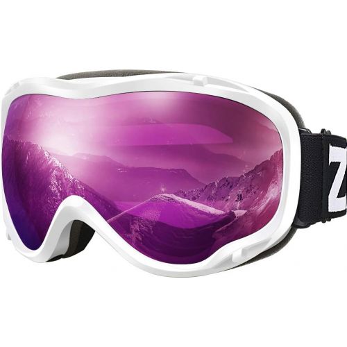  [아마존핫딜][아마존 핫딜] ZIONOR Lagopus Ski Snowboard Goggles UV Protection Anti Fog Snow Goggles for Men Women Youth