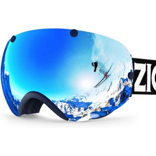  [아마존베스트]Zionor XA Ski Snowboard Snow Goggles for Men Women Anti-Fog UV Protection Spherical Dual Lens Design