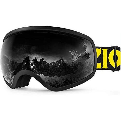  [아마존베스트]Zionor X10 Ski Snowboard Snow Goggles OTG for Men Women Youth Anti-Fog UV Protection Helmet Compatible