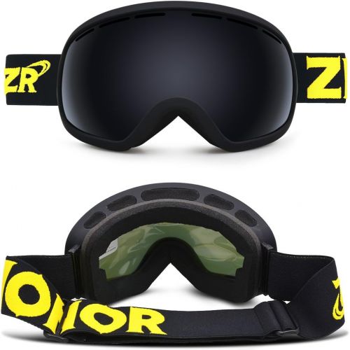  [아마존베스트]Zionor X10 Ski Snowboard Snow Goggles OTG for Men Women Youth Anti-Fog UV Protection Helmet Compatible