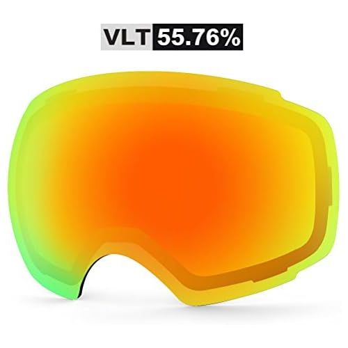  [아마존베스트]Zionor Lagopus X4 Ski Snowboard Snow Goggles Replacement Lenses