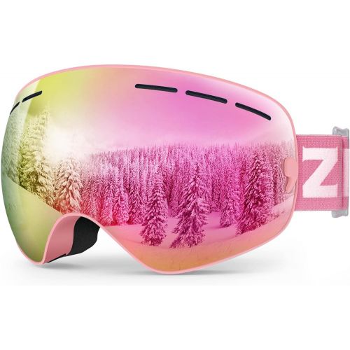  ZIONOR XMINI Kids Ski Goggles - Snowboard Snow Goggles for Boys Girls Youth