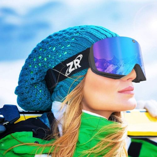  ZIONOR X4 Ski Goggles with X 11 Magnetic Ski Goggles