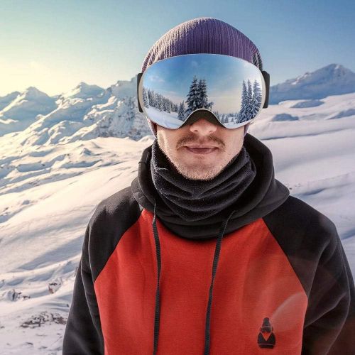  ZIONOR X PRO Ski Snowboard Snow Goggles Interchangeable Lens for Men Women Adult