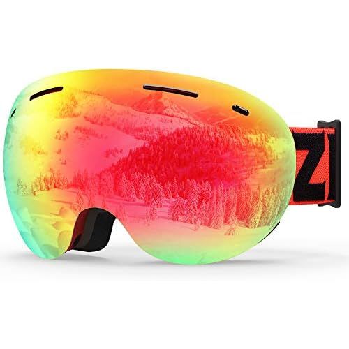  ZIONOR XA Ski Snowboard Snow Goggles for Men Women Anti-Fog UV Protection