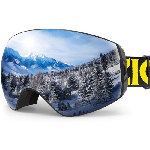  ZIONOR XA Ski Snowboard Snow Goggles for Men Women Anti-Fog UV Protection