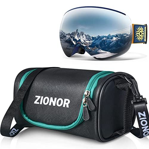  ZIONOR X4 PRO Magnetic Ski Goggles Anti-fog UV Protection Anti-fog UV Protection