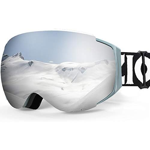  ZIONOR X10 Ski Snowboard Snow Goggles OTG for Men Women Anti-Fog UV Protection
