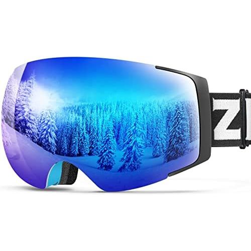  ZIONOR X4 Ski Goggles Magnetic Lens - Snowboard Snow Goggles for Men Women Adult