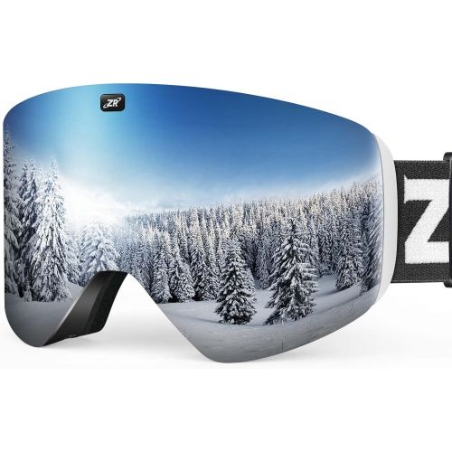  ZIONOR X11 Ski Goggles Magnetic Cylindrical Snowboard Snow Goggles for Men Women