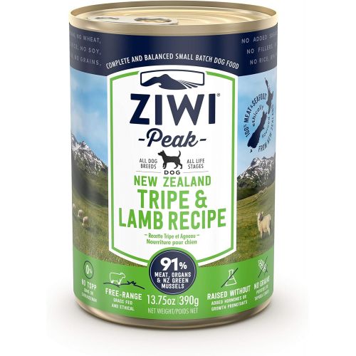  ZIWI Peak Wet Dog Food - Natural High Protein, Grain Free, Limited Ingredient Recipes (Case of 12)