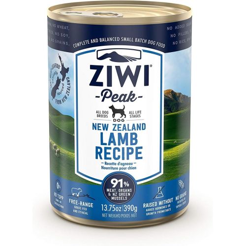  ZIWI Peak Wet Dog Food - Natural High Protein, Grain Free, Limited Ingredient Recipes (Case of 12)