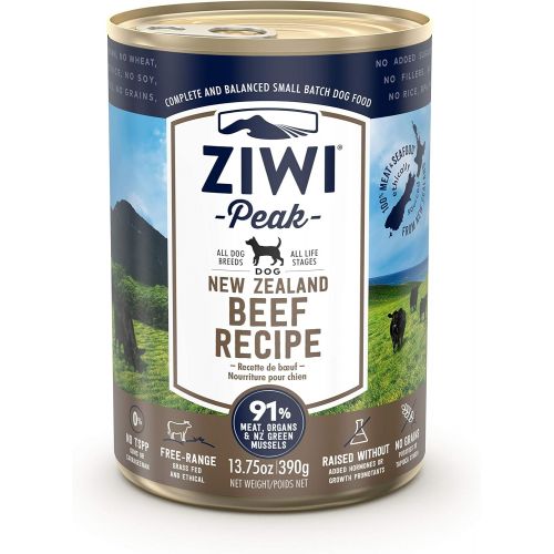  ZIWI Peak Wet Dog Food - Natural High Protein, Grain Free, Limited Ingredient Recipes (Case of 12)