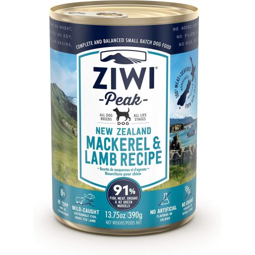  ZIWI Peak Wet Dog Food - Natural High Protein, Grain Free, Limited Ingredient Recipes (Case of 12)