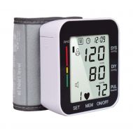 ZJDU Blood Pressure Monitor Professional and Accurate Digital Wrist Blood Pressure Monitor,99 Set Memory Voice Broadcast with Large LCD Screen for Home Use