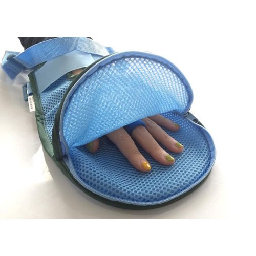  ZJDU Medical Restraint Gloves Adult Children Elderly Patients Anti-Scratch Anti-Pulling Tube Squirt Medical Ventilation Safety Universal
