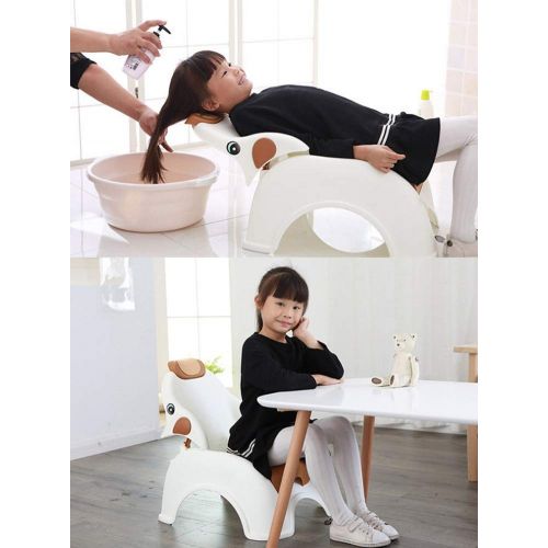  ZJWZ Childrens Shampoo Chair Baby Shampoo Dual-Use Reclining Can Sit Children Home Convenient and Practical.