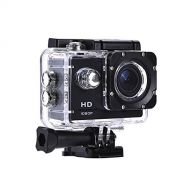ZJY Action Camera, 4K 2.0 LCD HD Sports Cam Underwater Waterproof 30M 120°Wide-Angle Lens with Mounting Accessories Kit