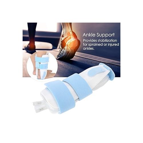  ZJchao Foam Ankle Stirrup Brace, Foot Drop Torn ligaments Post-Op Cast Support Splint Reduce Swelling and Inflammation Ankle Brace for Strain Sprain Arthritis