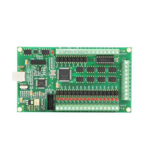  ZJchao Mach3 CNC Controller, 34 Axis USB Mach3 Motion Card 200KHz Breakout Board Interface for All Versions of Mach3 and Machine Windows((3 axis))