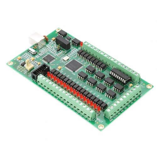  ZJchao Mach3 CNC Controller, 34 Axis USB Mach3 Motion Card 200KHz Breakout Board Interface for All Versions of Mach3 and Machine Windows((3 axis))