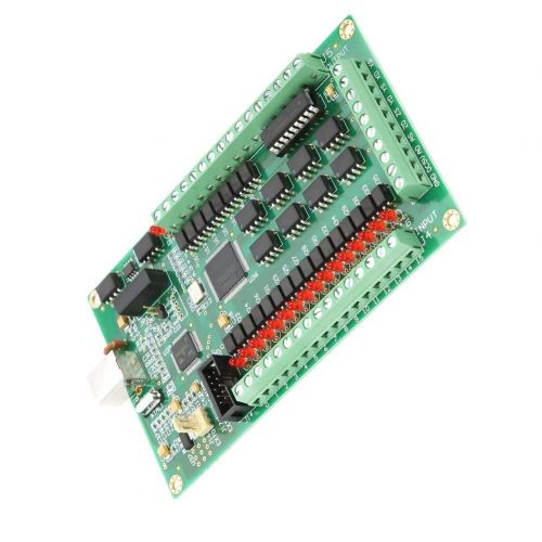  ZJchao Mach3 CNC Controller, 34 Axis USB Mach3 Motion Card 200KHz Breakout Board Interface for All Versions of Mach3 and Machine Windows((4axis))