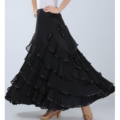  ZLTdream Social Waltz Dancing and Ballroom Dance Long Swing Skirt