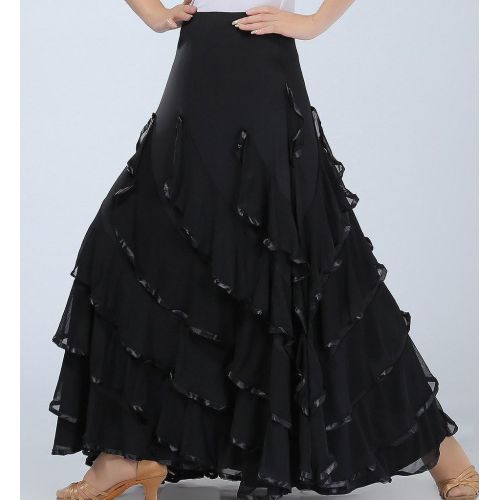  ZLTdream Social Waltz Dancing and Ballroom Dance Long Swing Skirt