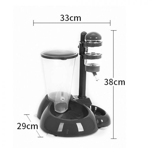  ZLX PETW Pet Water Dispenser, Dog Automatic Feeder Drinking Fountains One Pet Cat Feeding Water Feeder Cat Food Dog Food Machine Teddy Food Bowl