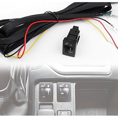  ZMAUTOPARTS 2X Heated Seat Heater Pad W/Switch Toyota 4Runner Celica Maxtix Rav4 Yaris Venza