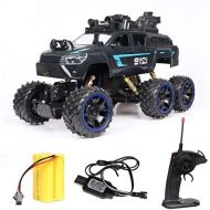 ZMOQ Child Model Rc Cars 2.4 Ghz Cars Monster Crawler Alloy Off Road Rc Drift 6WD Trucks Electric Truck Speed Remote Control Car for Boys Girls Age 6 7 8-12.Car Toys for Kids