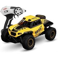 ZMOQ Child Model Rc Cars 1： 14 Scale Rechargeable Monster Truck Alloy Terrain Cars, Drift Race 4WD Toys Trucks Rc Off Road Speed Remote Control Car for Boys Girls Kids and Adults