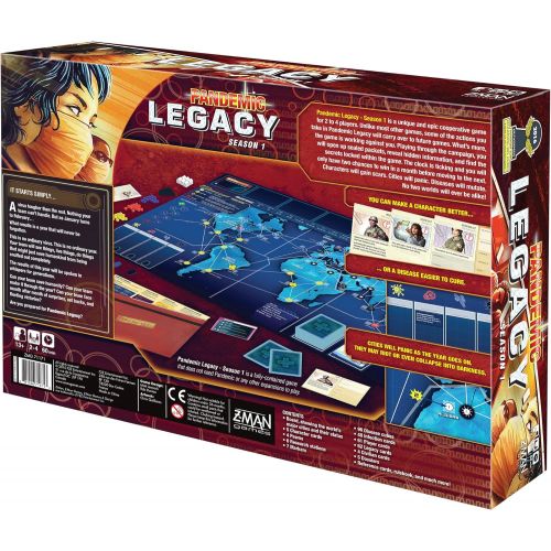  Z-Man Games Pandemic: Legacy Season 1 (Red Edition)
