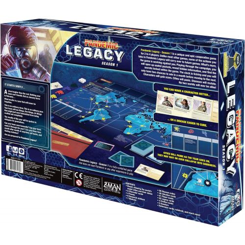  Z-Man Games Pandemic: Legacy Season 1 (Blue Edition)