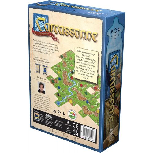  Z-Man Games Carcassonne Board Game Standard
