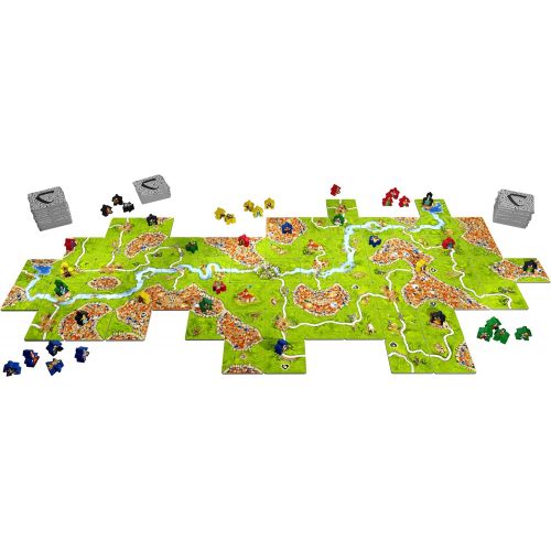  Z-Man Games Carcassonne 20th Anniversary Edition Board Game Family Board Game for Adults and Kids Strategy Game Adventure Game Ages 7+ 2-5 Players Avg. Playtime 30-45 Minutes Made by Z-Man Gam