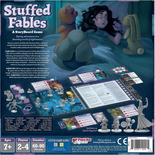  Z-Man Games Stuffed Fables Board Game Storybook Adventure Game Strategy Game Fun Family Game for Adults and Kids Ages 7+ 2-4 Players Average Playtime 60-90 Minutes Made by Plaid Hat Games