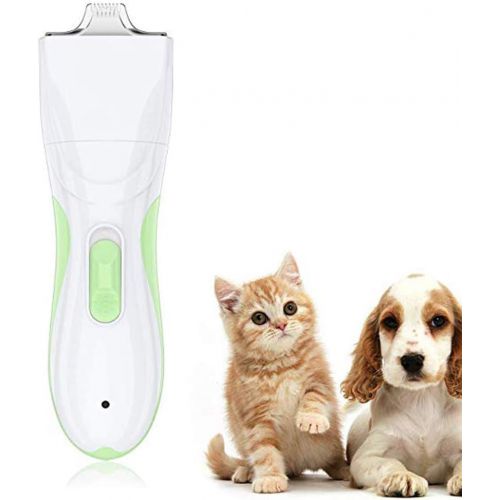  ZNN Pet Grooming Scissors - Electric Pet Trimmer Rechargeable Cordless Cat Dog Shear Low Noise with Removable Micro Sawtooth Ceramic Blade for Pet Care