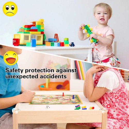  [아마존베스트]Corner Protectors for Kids 20 Packs, ZODDLE Small Clear Baby Corner Guards, Safety Corners Desk Protector, Child Corner Guards for Table Furniture Bed