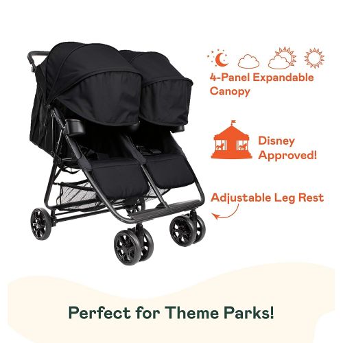  [아마존베스트]ZOE XL2 Best Double Stroller  Everyday Twin Stroller with Canopy