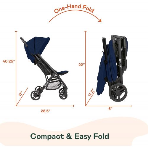  [아마존베스트]ZOE XLC Best Lightweight Travel & Everyday Umbrella Stroller System (London Navy)