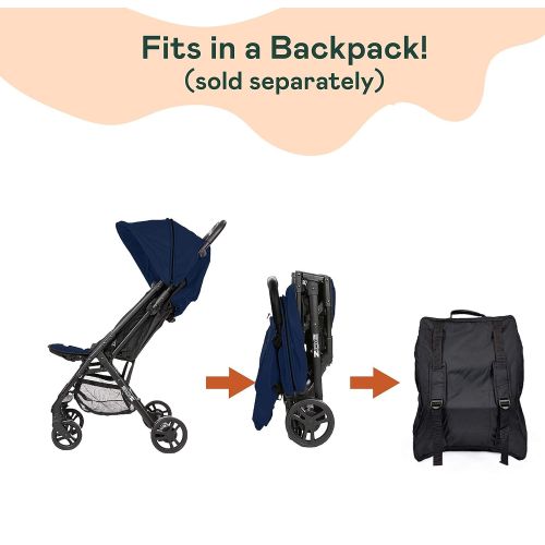  [아마존베스트]ZOE XLC Best Lightweight Travel & Everyday Umbrella Stroller System (London Navy)