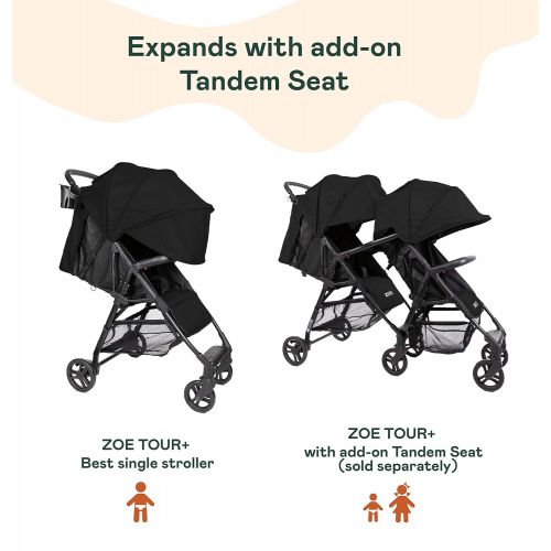  [아마존베스트]ZOE Zoe XL1 Best Single Stroller - Everyday Stroller with Umbrella