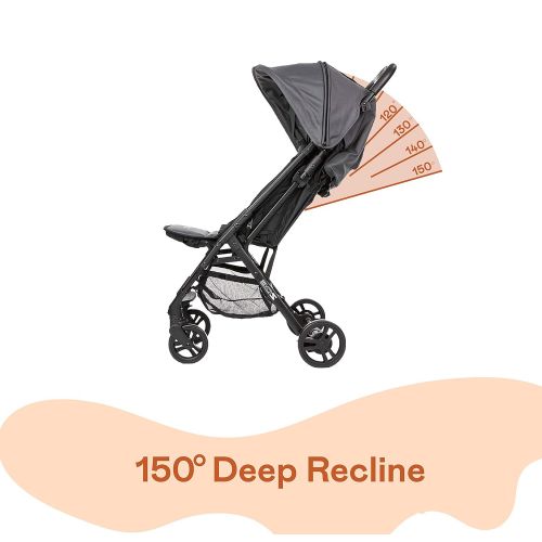  [아마존베스트]ZOE XLC Best Lightweight Travel & Everyday Umbrella Stroller System (Noah Grey)