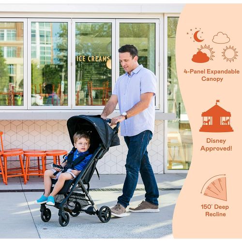  [아마존베스트]ZOE XLC Best Lightweight Travel & Everyday Umbrella Stroller System (Noah Grey)